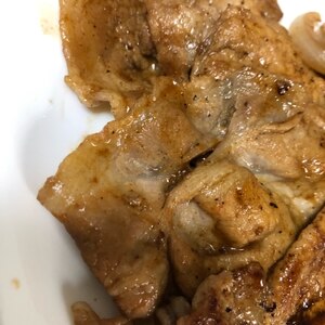 シンプルな豚肉の生姜焼き
